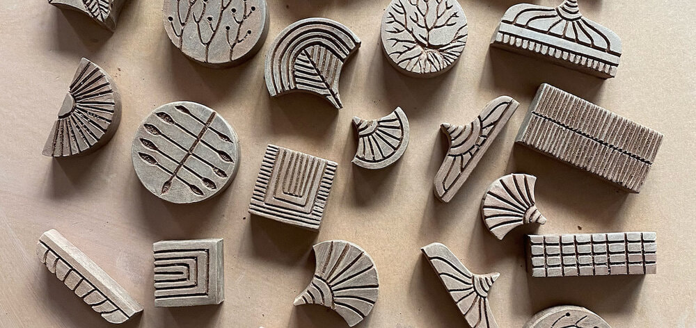 Ceramics with Stamps - art with ross